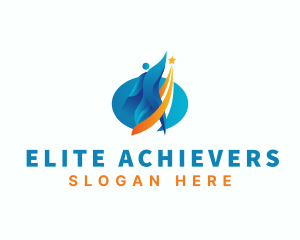 Leader Success Achievement logo design