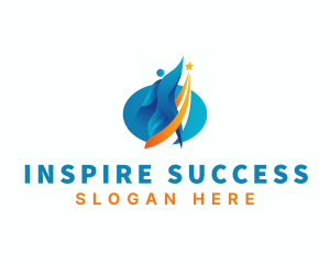 Leader Success Achievement logo design