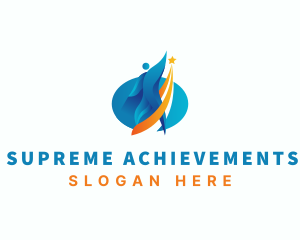 Leader Success Achievement logo design