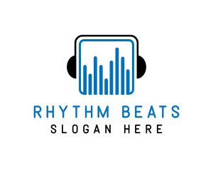 Music Streaming Beat logo design