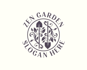 Shovel Garden Landscaping logo design