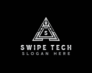 Corporation Triangle Tech logo design