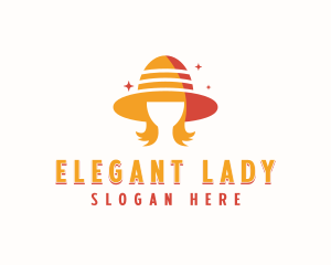  Lady Fashion Hat logo