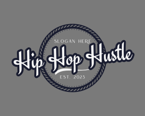 Hipster Badge Business logo design