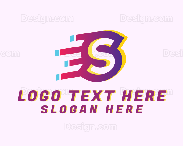 Speedy Letter S Motion Business Logo