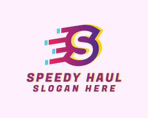 Speedy Letter S Motion Business logo design