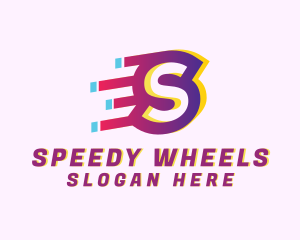 Speedy Letter S Motion Business logo design