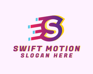 Speedy Letter S Motion Business logo design