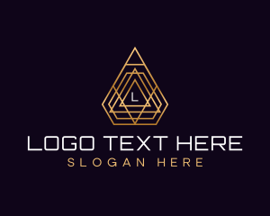 Premium Luxury Triangle logo