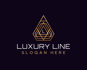 Premium Luxury Triangle logo design