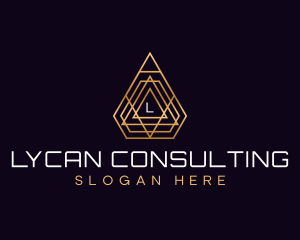 Premium Luxury Triangle logo design