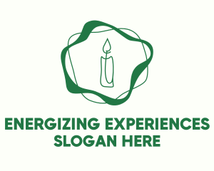 Green Ritual Candle  logo