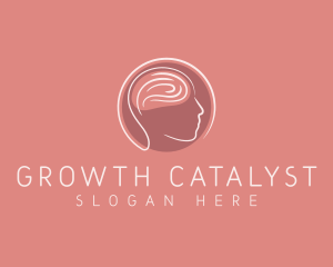 Mental Health Brain logo design