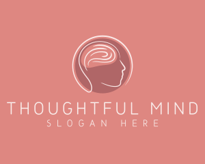 Mental Health Brain logo design