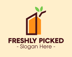 Fresh Orange Juice Pack logo design