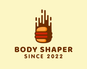 Fast Hamburger Burger logo design