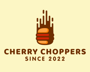 Fast Hamburger Burger logo design