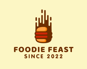 Fast Hamburger Burger logo design