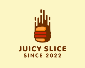 Fast Hamburger Burger logo design