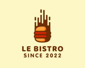 Fast Hamburger Burger logo design