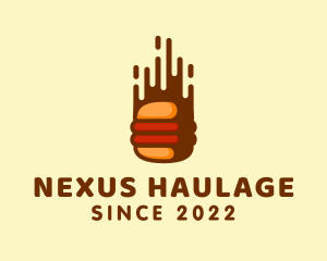 Fast Hamburger Burger logo design