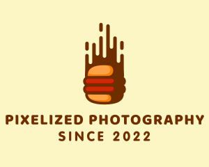 Fast Hamburger Burger logo design