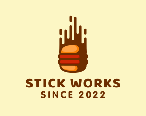 Fast Hamburger Burger logo design