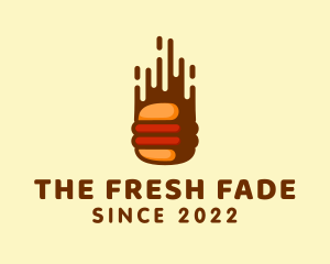 Fast Hamburger Burger logo design