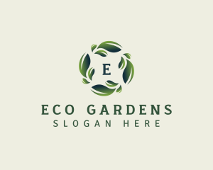 Eco Leaf Gardening logo design