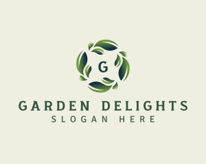 Eco Leaf Gardening logo design