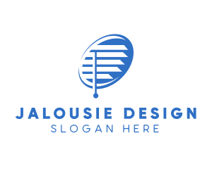 Window Blinds Decor logo design