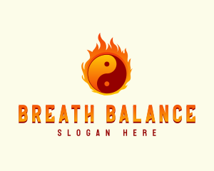 Yin Yang Fire logo design