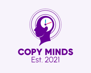 Time Awareness Mind logo design