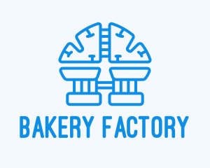 Blue Brain Factory logo design