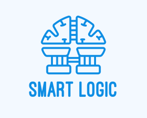 Blue Brain Factory logo design