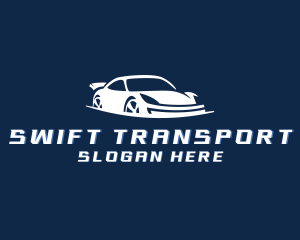 Car Transport Racing logo design