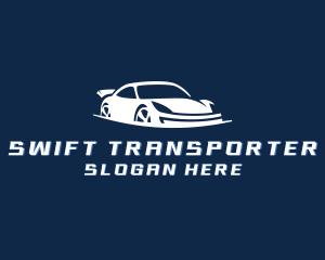 Car Transport Racing logo design