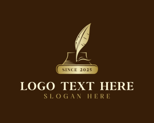 Notary Quill Feather logo