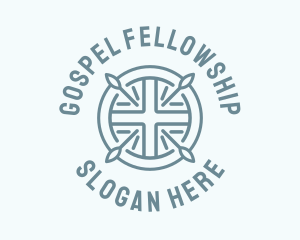Cross Spear Emblem logo