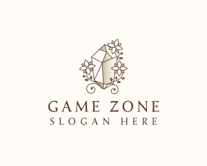 Floral Gemstone Crystal logo