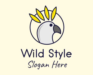 Wild Cockatoo Bird logo design