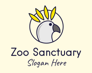 Wild Cockatoo Bird logo design