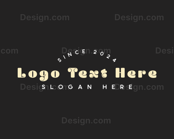 Quirky Retro Brand Logo