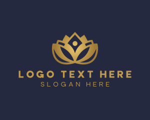 Floral Yoga Lotus  logo