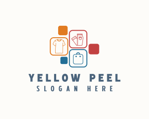 Shirt Pants Bag Clothing logo design