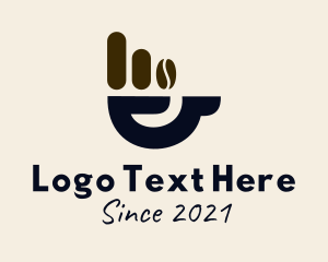 Coffee Cup Hand logo