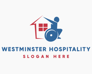 Wheelchair Therapy Shelter logo design