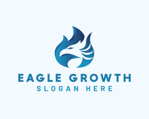 Blue Eagle Fire logo design