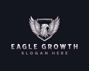 Premium Shield Eagle logo design