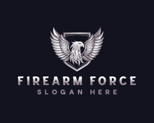 Premium Shield Eagle logo design